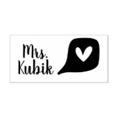 ラヴパーソナライズされた先生スタンプ ラバースタンプ (インプリント)