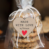 ラヴパーソナライズされた赤いハートクラフト製 ハートシール