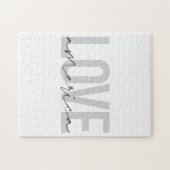 ラヴモダンアシンプルメリカのシッカッコいいクなデザイン ジグソーパズル (横)