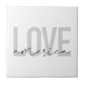 ラヴモダンアシンプルメリカのシッカッコいいクなデザイン タイル (正面)