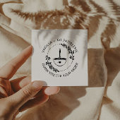 ラヴモダンィウィスクベーカリー事業で手作り スクエア名刺