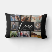 ラヴモダンィ8フォトコラージュValentine Black ランバークッション (裏面)