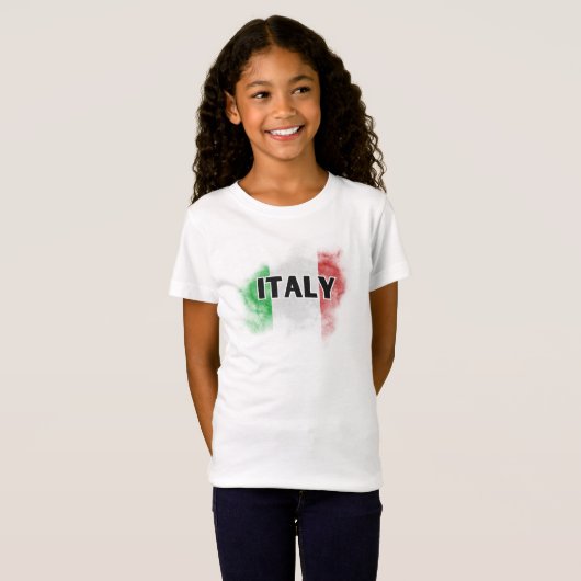 ラヴモダンイタリアフラッグローマスーベリー Tシャツ (正面フル)