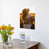 ラヴモダンォレ結婚イの写真金ゴールド 箔ポスター (レイダウン (キッチン))