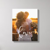 ラヴモダンォレ結婚イの写真 キャンバスプリント (正面)