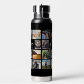 ラヴモダンカスタムフォトコラージュValentineカップル ウォーターボトル (左面)