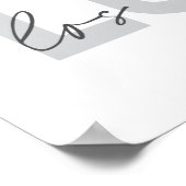 ラヴモダンシンプルロサンゼルスの都市デザイン ポスター (角)