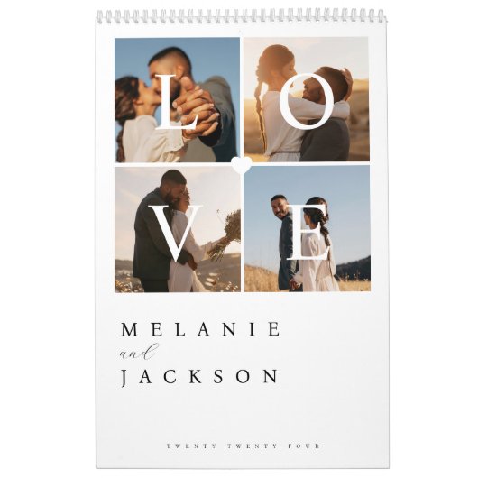 ラヴモダンッエレガントルの結婚写真の思い出 カレンダー (カバー)