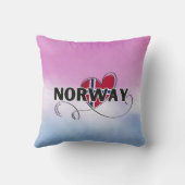 ラヴモダンノルウェー国旗スカンジナビア土産 クッション (裏面)