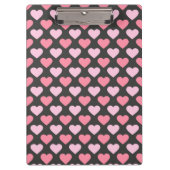 ラヴモダンハートパターンクリップボード クリップボード (正面)