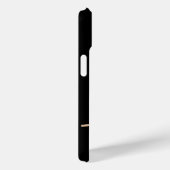 ラヴモダンハート名パーソナライズされたブラックタン Case-Mate iPhoneケース (裏面 / 右)