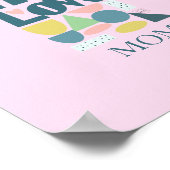 ラヴモダンパステルでレタード ポスター (角)