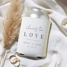 ラヴモダンミニマルィーへのスクリプト応援結婚式の引き出物 缶クーラー