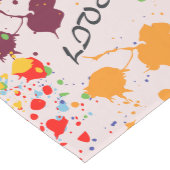 ラヴモダン絵を描ドロップカラフル春 ミディアムテーブルランナー (コーナー)