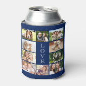 ラヴモダン10フォトコラージブルー 缶クーラー (缶正面)