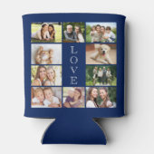 ラヴモダン10フォトコラージブルー 缶クーラー (裏面)