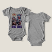 ラヴモーデンタイ有名おもしろいな小さなベビーヒッポ (デザイン正面&裏面)