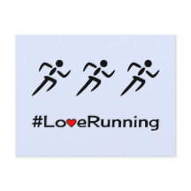 ラヴランニングィーのピクトグラム淡い色のブルー