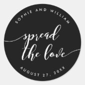 ラヴリラックスィーの色をスカスタムペッ結婚ト ラウンドシール (正面)