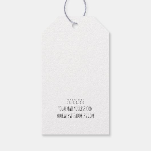 ラヴヴィンテージ裁縫機で手作り ギフトタグ (裏面)