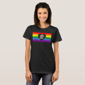 ラヴ中国の漢字シンボルLgbtq漢字ラ日本のイ Tシャツ (正面フル)