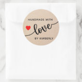 ラヴ丸クラシックシール手作り ラウンドシール (バッグ)