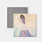 ラヴ包まれたエンジェル2インチマグネット マグネット (正面/裏面)