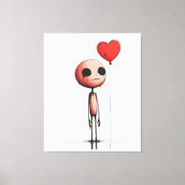 ラヴ失ったィー – ダークシュールアートプリント キャンバスプリント