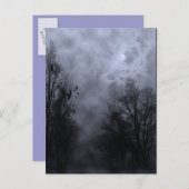 ラヴ幽霊のよく出るァンスのはがき付きハロウィーンスカイ ポストカード (正面/裏面)