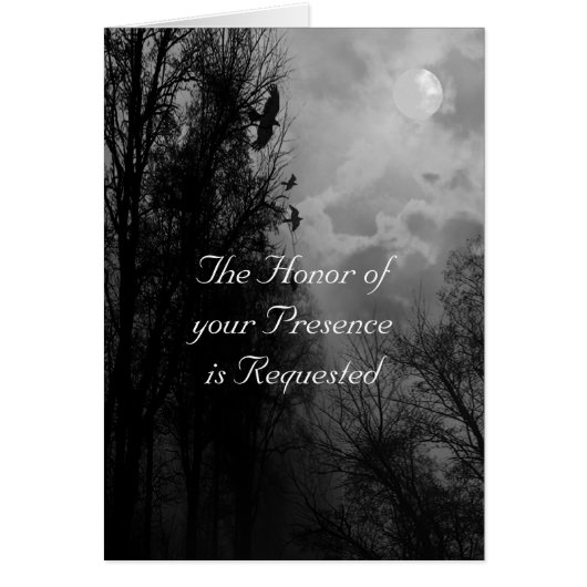 ラヴ幽霊のよく出るァンスの結婚招待状と共にスキー (正面)