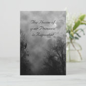 ラヴ幽霊のよく出るァンス結婚式招待状付き道路 招待状 (スタンド正面)