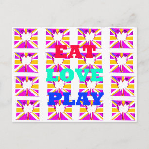 ラヴ感動的ィの食べ最新遊色 ポストカード