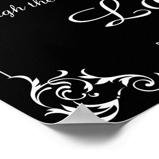 ラヴ感動的引用文バイラビナチュマンブレロフ ポスター (角)