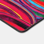 ラヴ感動的引用文水彩ファンキーストライプ デスクマット (コーナー)