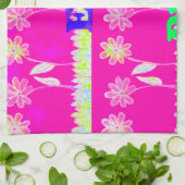 ラヴ感動的食べフラデザイン キッチンタオル (折り畳み)