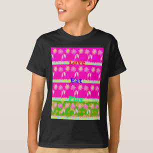 ラヴ感動的食べフラデザイン Tシャツ