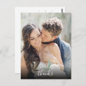 ラヴ感謝していモダント写真結婚の感謝 ポストカード (正面/裏面)