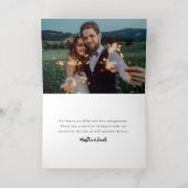 ラヴ感謝してい結婚の写真スノーフレーク実在 箔シーズンカード (内側レイダウン)