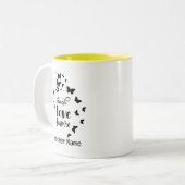 ラヴ教えインスパイアキュイ先生 ツートーンマグカップ (正面左)