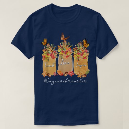 ラヴ教えインスパイアデイサービス秋Autumn Tr Tシャツ (デザイン正面)