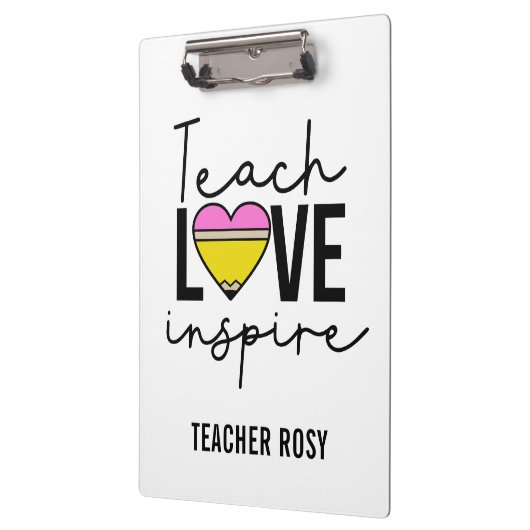 ラヴ教えインスパイアパーソナライズされた先生 クリップボード (左)