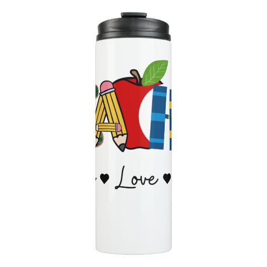 ラヴ教えインスパイア先生ショル10日目 タンブラー (正面)