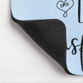 ラヴ教えインスパイア先生ブグラデーションルー マウスパッド (コーナー)