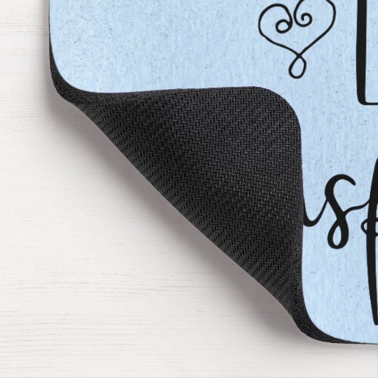 ラヴ教えインスパイア先生ブグラデーションルー マウスパッド (コーナー)