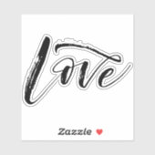 ラヴ澄んビニカスタムウム切りステッカー シール (シート)