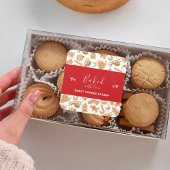 ラヴ焼いたベーカリージンガーブレッドホリデー付き スクエアシール