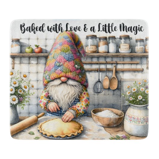 ラヴ焼いたベーキング素朴格言 カッティングボード (正面)