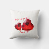 ラヴ熱狂するィバレンタイン装飾用クッション クッション (裏面)