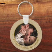 ラヴ父のツーフォトカスタム引用文 キーホルダー (正面)