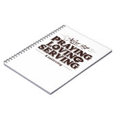 ラヴ祈サーシャツ – クリスチャンの信仰を高める ノートブック (左側)